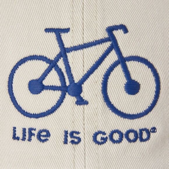 Life is Good Antidepressant Bike Branded Chill 6 Panel Cap Unisex OSFM NWT - Picture 3 of 5